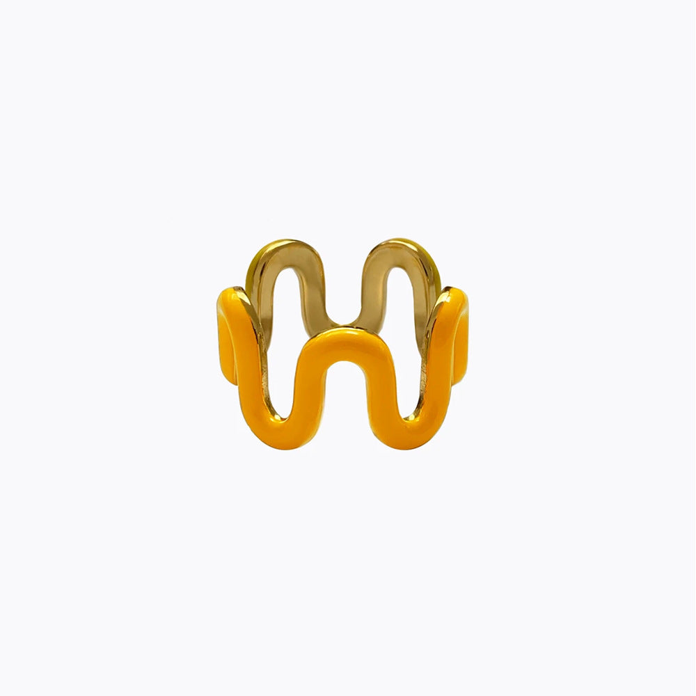 Vivid Vibes Wave Ring