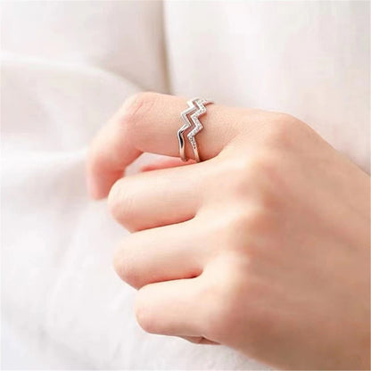 Life’s Journey Zigzag Ring