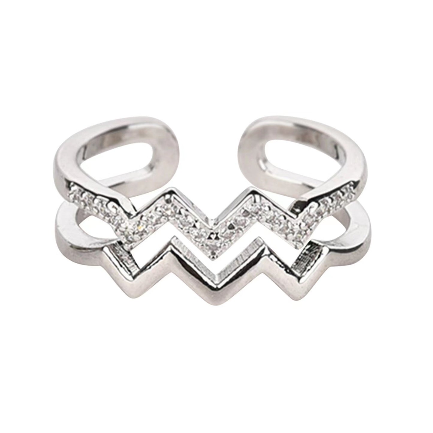 Life’s Journey Zigzag Ring