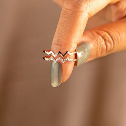 Life’s Journey Zigzag Ring