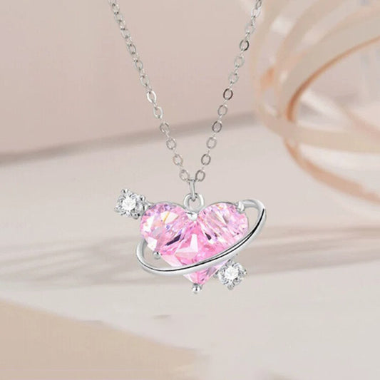 Pink Halo Love Pendant