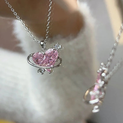 Pink Halo Love Pendant