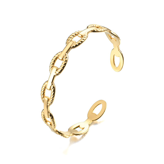 Infinity Twist Cuff Bracelet