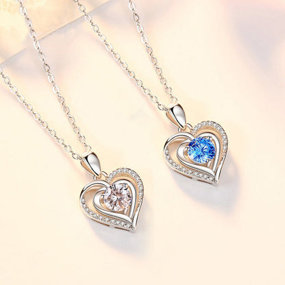 Luminous Heart Embrace Necklace