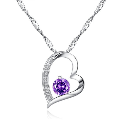 Eternal Diamond Heart Necklace