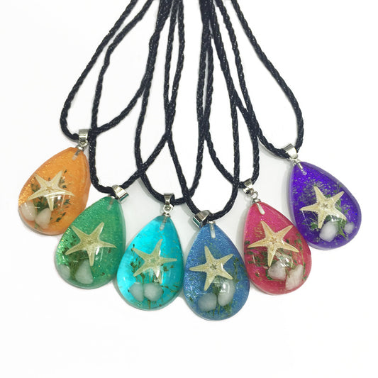 Luminous Lagoon Starfish Pendants