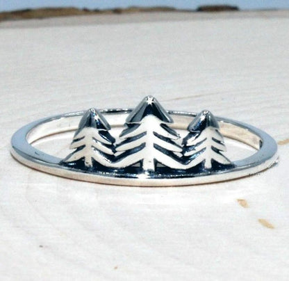 Whispering Pines Sterling Silver Ring