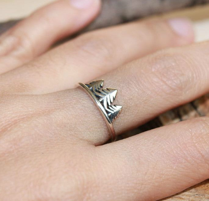 Whispering Pines Sterling Silver Ring