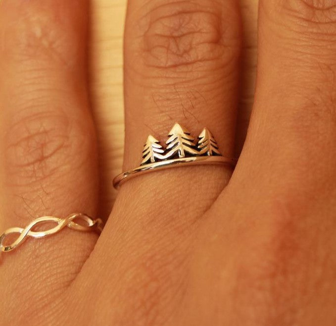 Whispering Pines Sterling Silver Ring