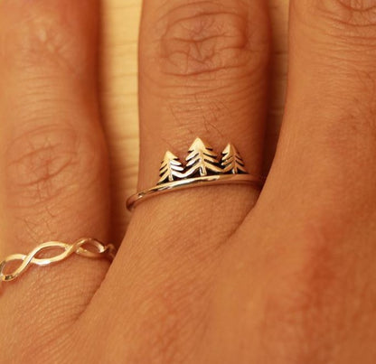 Whispering Pines Sterling Silver Ring